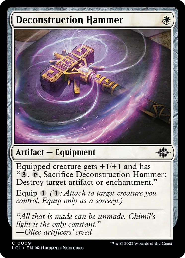 Deconstruction Hammer — The Lost Caverns of Ixalan — Magic: The Gathering