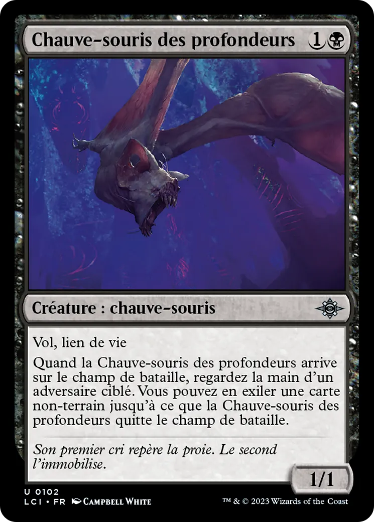 Chauve-souris des profondeurs — The Lost Caverns of Ixalan — Magic: The Gathering