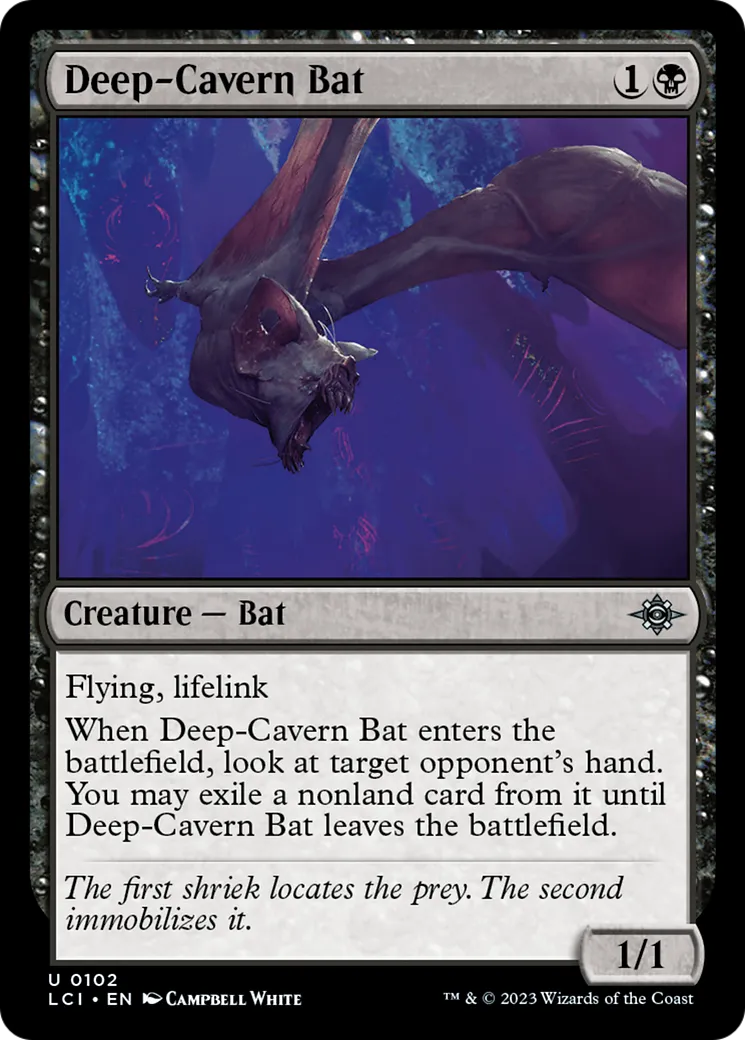 Chauve-souris des profondeurs — The Lost Caverns of Ixalan — Magic: The Gathering