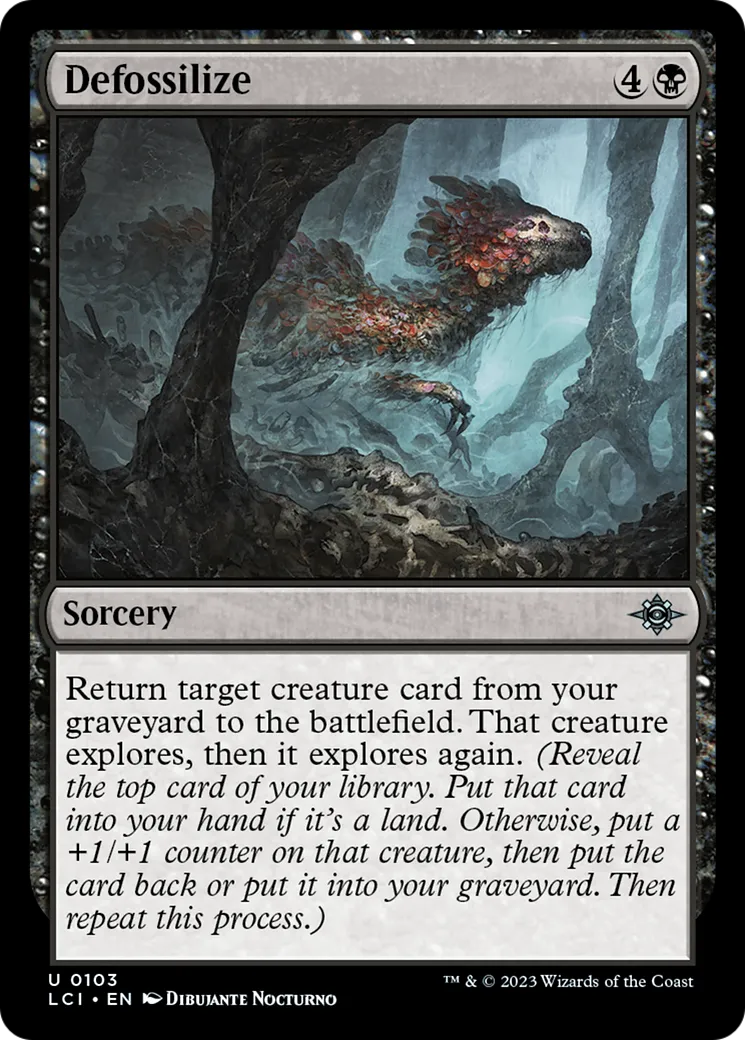 Defossilize — The Lost Caverns of Ixalan — Magic: The Gathering