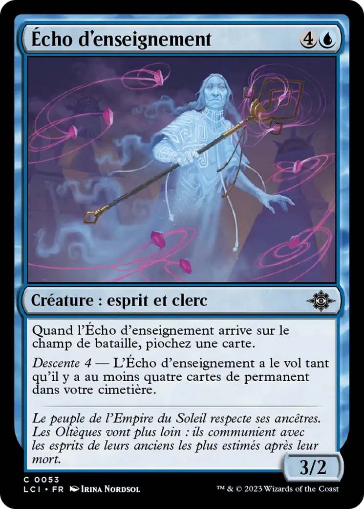 Écho d'enseignement — The Lost Caverns of Ixalan — Magic: The Gathering
