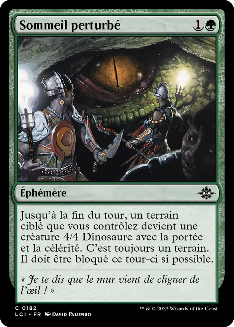 Sommeil perturbé — The Lost Caverns of Ixalan — Magic: The Gathering