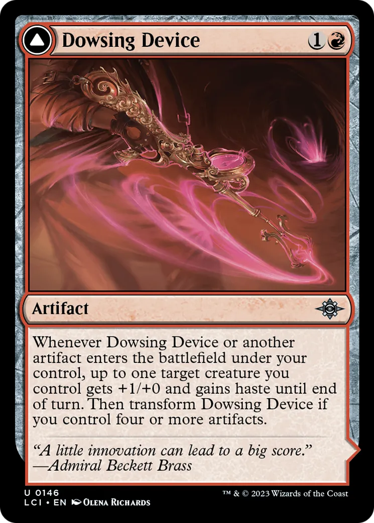 Appareil de sourcier // Grotte aux géodes — The Lost Caverns of Ixalan — Magic: The Gathering