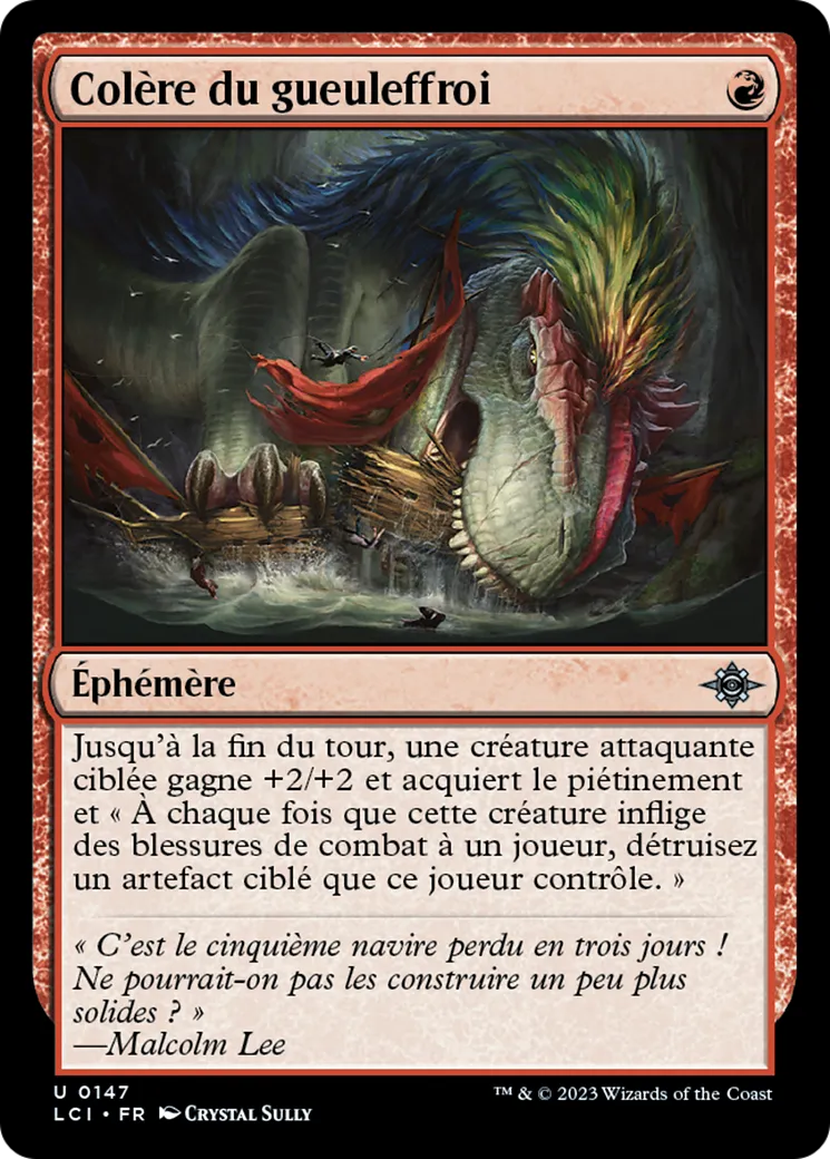 Colère du gueuleffroi — The Lost Caverns of Ixalan — Magic: The Gathering