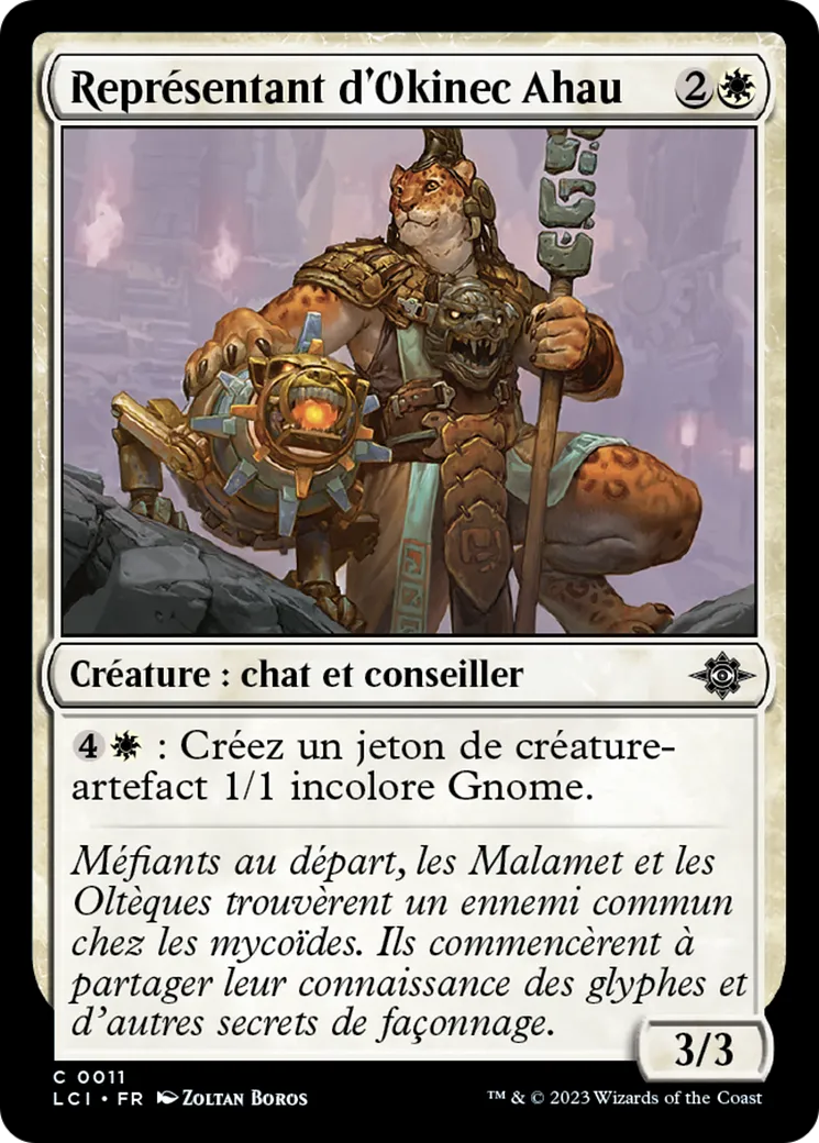 Représentant d'Okinec Ahau — The Lost Caverns of Ixalan — Magic: The Gathering