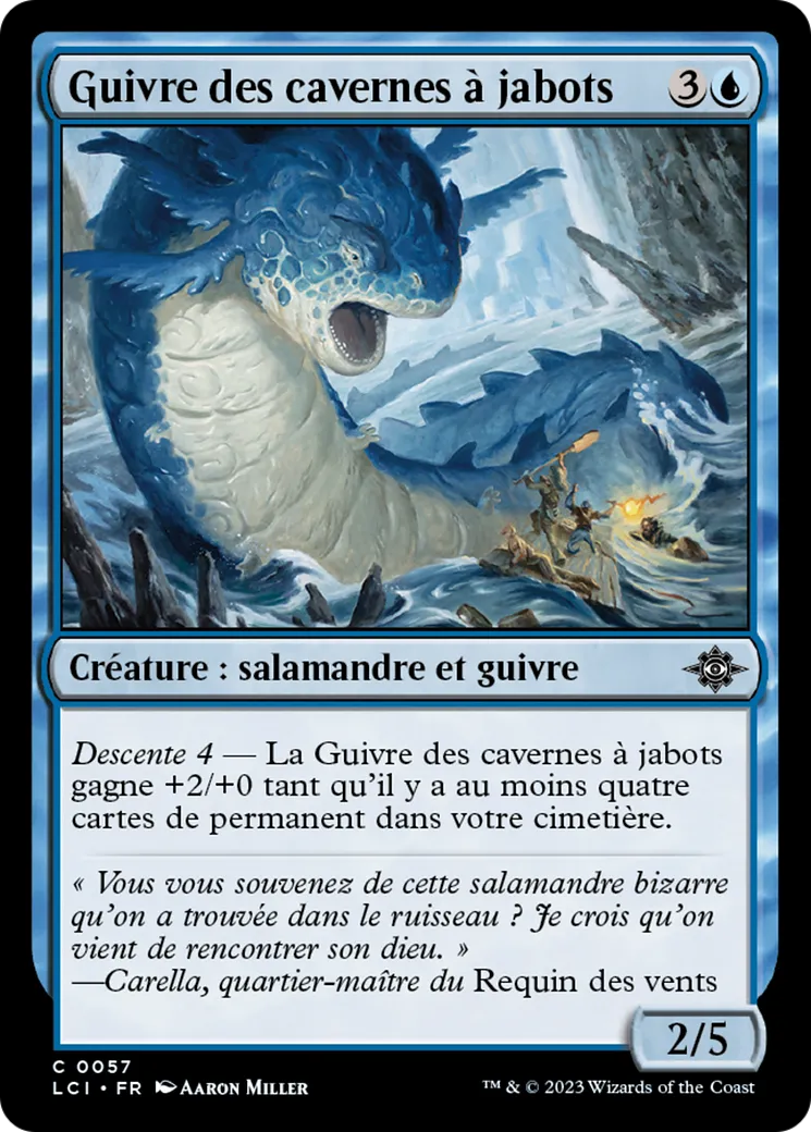 Guivre des cavernes à jabots — The Lost Caverns of Ixalan — Magic: The Gathering