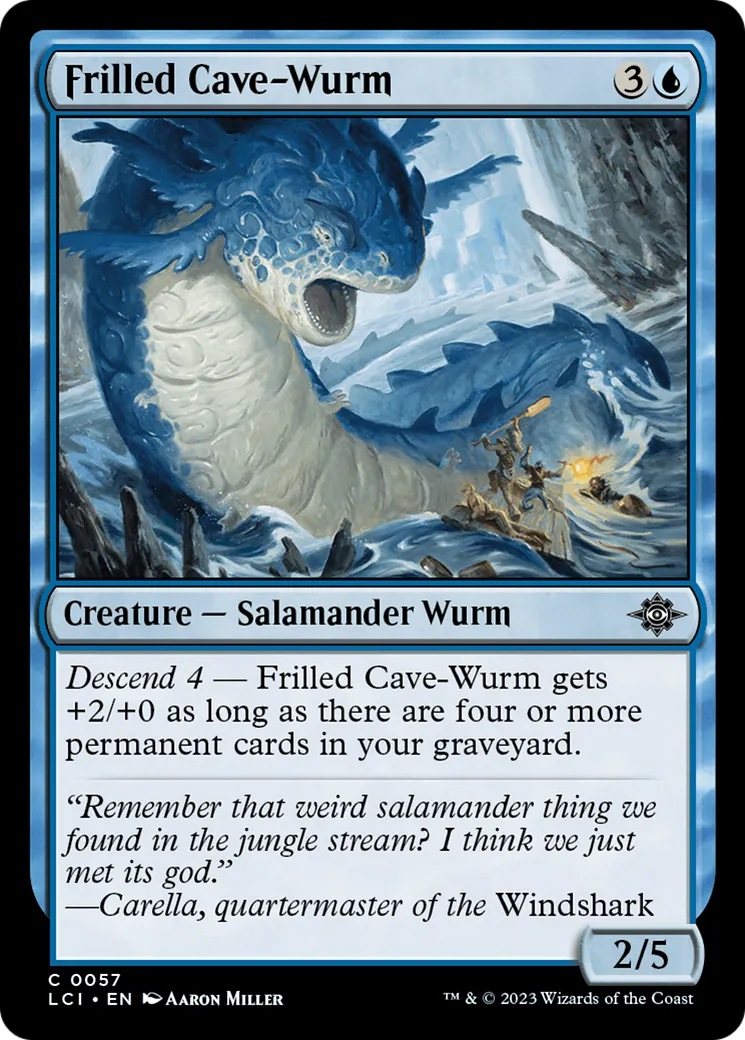 Guivre des cavernes à jabots — The Lost Caverns of Ixalan — Magic: The Gathering
