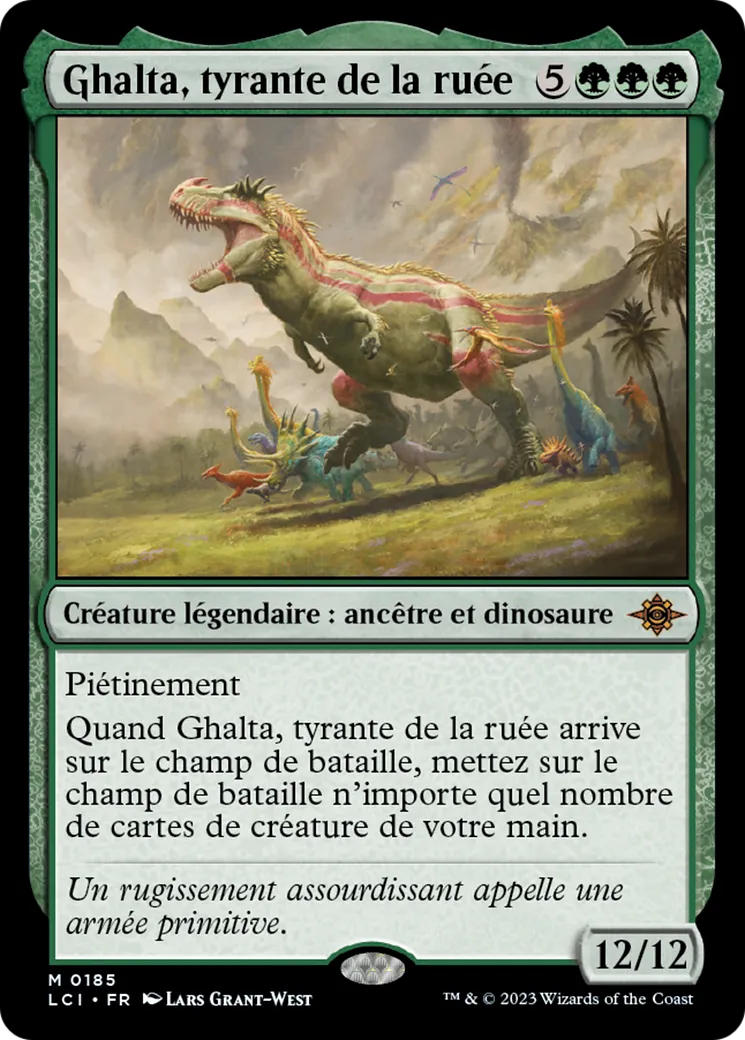 Ghalta, tyrante de la ruée — The Lost Caverns of Ixalan — Magic: The Gathering
