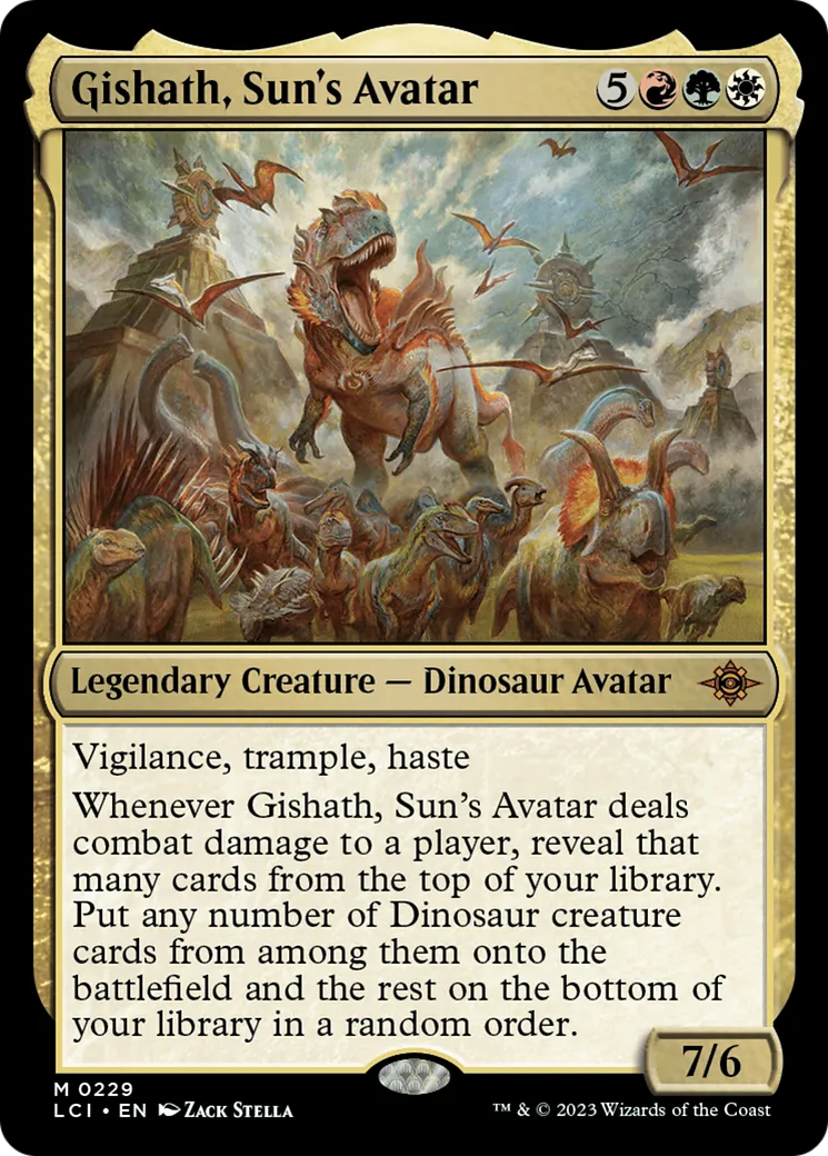 Gishath, Sun's Avatar — The Lost Caverns of Ixalan — Magic: The Gathering