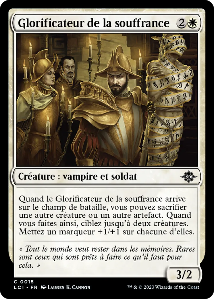 Glorificateur de la souffrance — The Lost Caverns of Ixalan — Magic: The Gathering