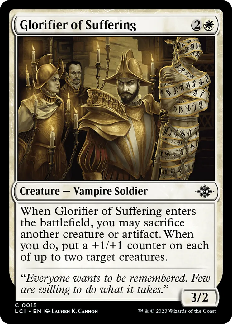 Glorificateur de la souffrance — The Lost Caverns of Ixalan — Magic: The Gathering