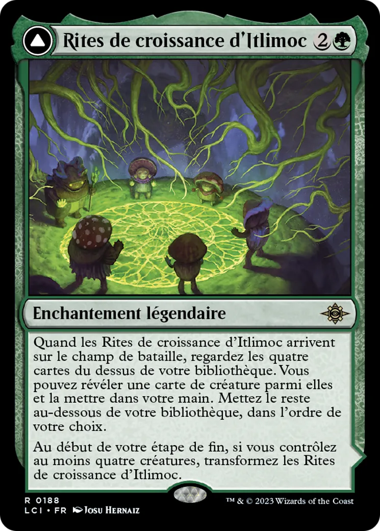 Rites de croissance d'Itlimoc // Itlimoc, Berceau du Soleil — The Lost Caverns of Ixalan — Magic: The Gathering