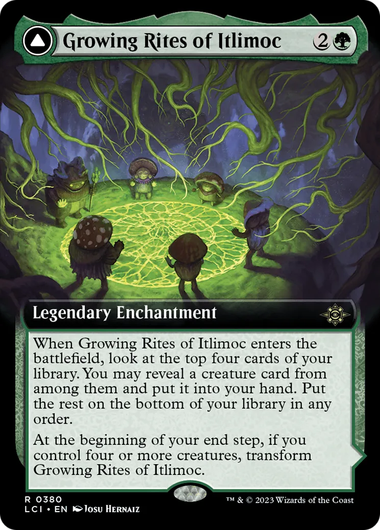 Rites de croissance d'Itlimoc // Itlimoc, Berceau du Soleil — The Lost Caverns of Ixalan — Magic: The Gathering