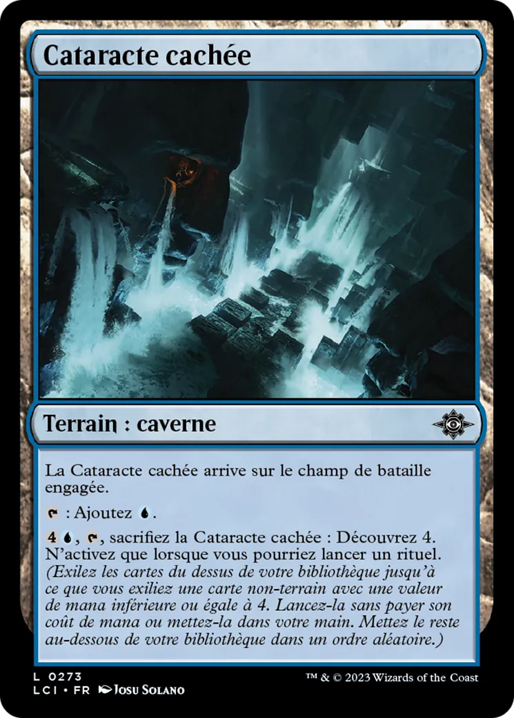 Cataracte cachée — The Lost Caverns of Ixalan — Magic: The Gathering