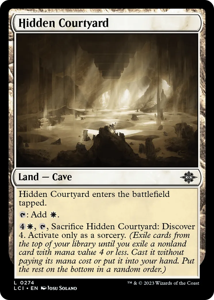Hidden Courtyard — The Lost Caverns of Ixalan — Magic: The Gathering