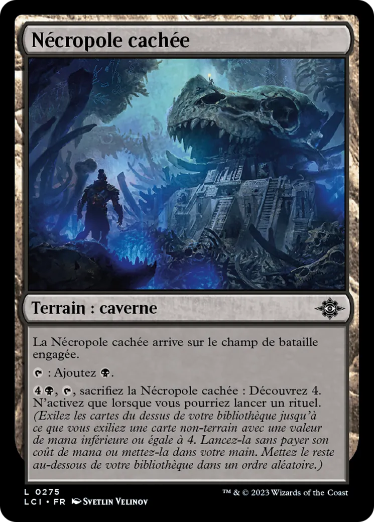 Nécropole cachée — The Lost Caverns of Ixalan — Magic: The Gathering