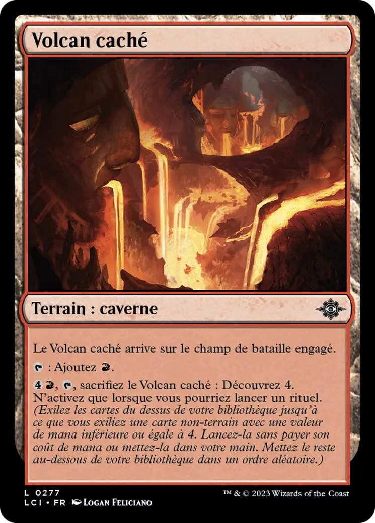 Volcan caché — The Lost Caverns of Ixalan — Magic: The Gathering