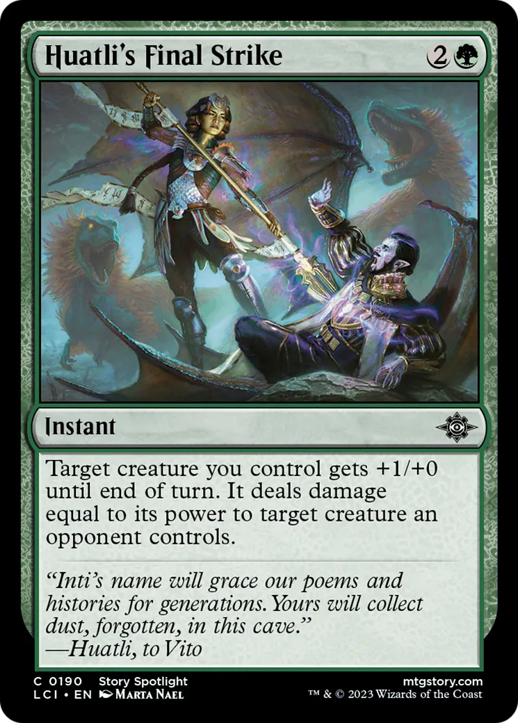 Attaque finale de Huatli — The Lost Caverns of Ixalan — Magic: The Gathering