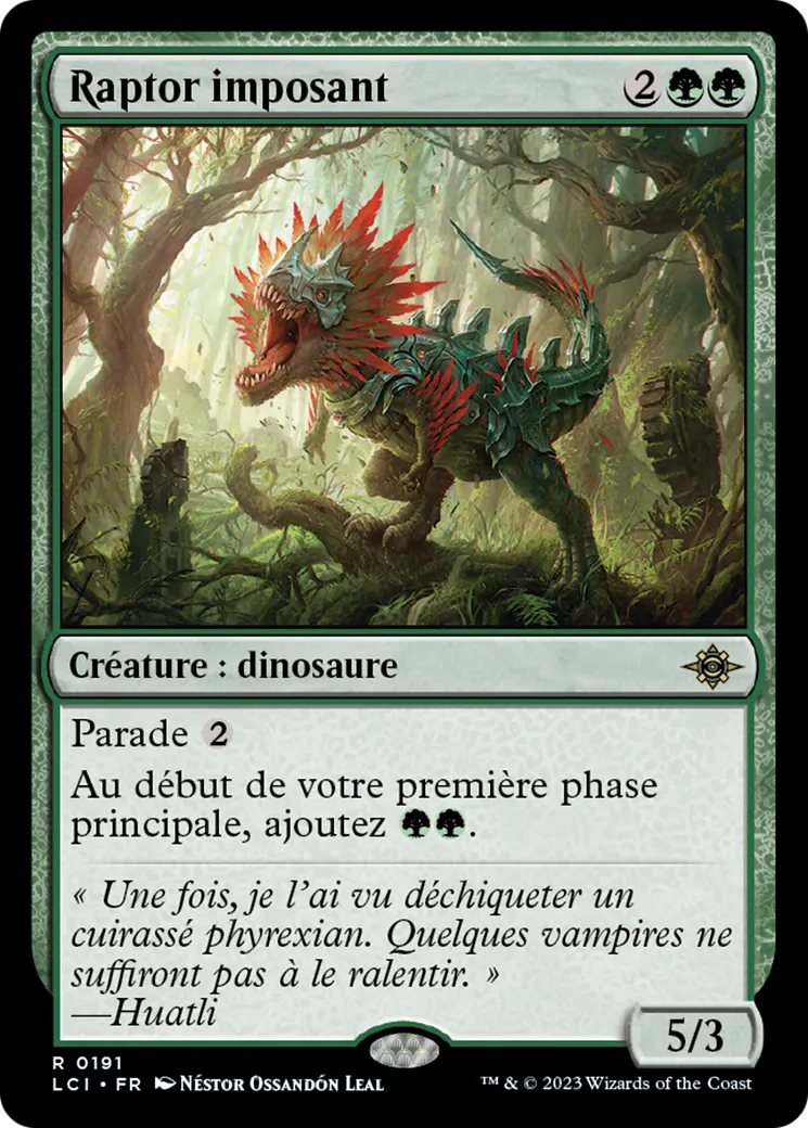 Raptor imposant — The Lost Caverns of Ixalan — Magic: The Gathering