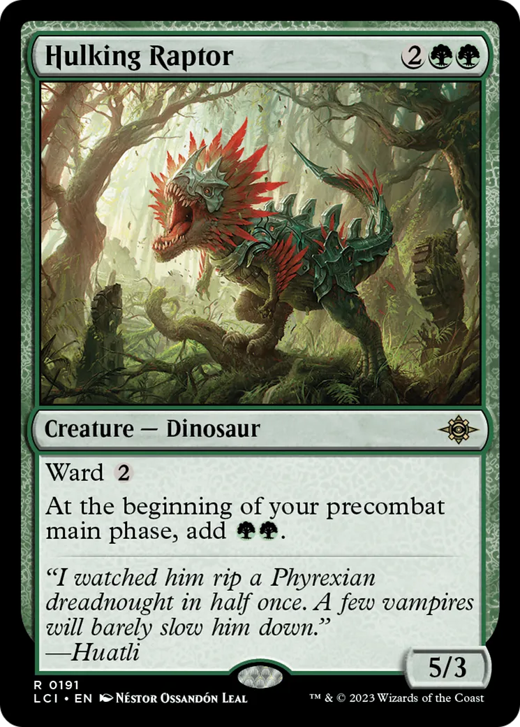 Raptor imposant — The Lost Caverns of Ixalan — Magic: The Gathering
