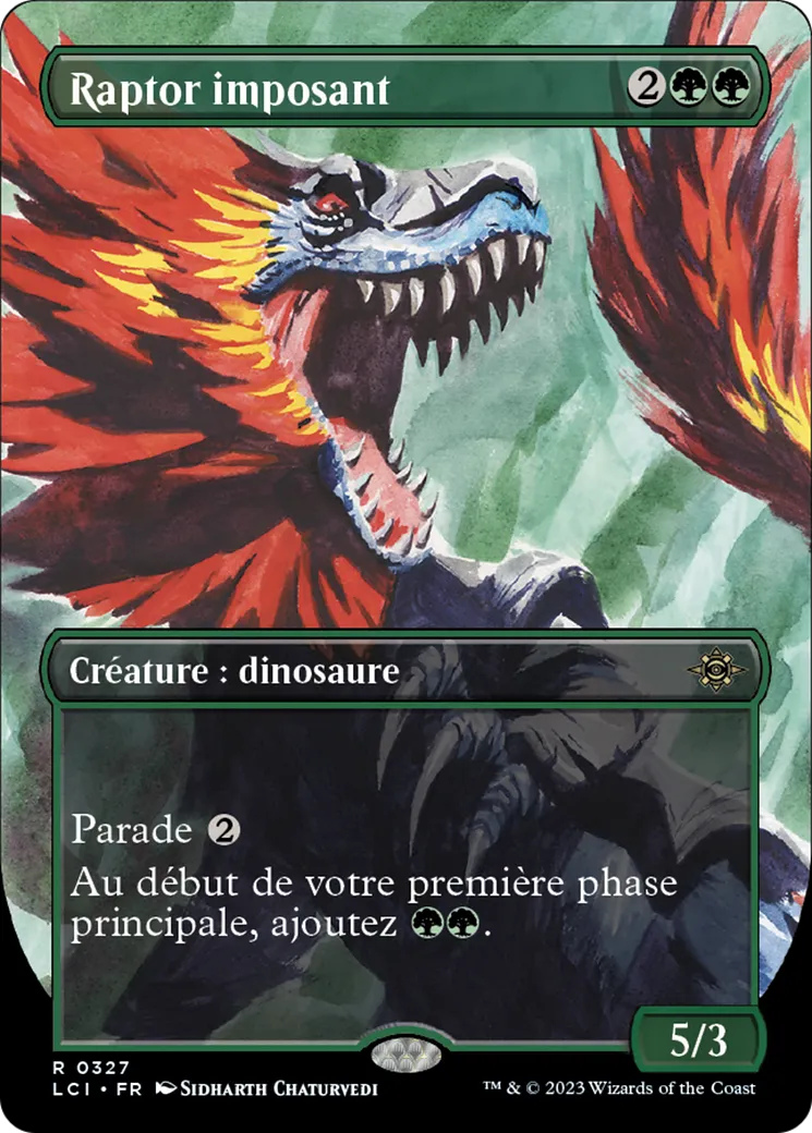 Raptor imposant — The Lost Caverns of Ixalan — Magic: The Gathering