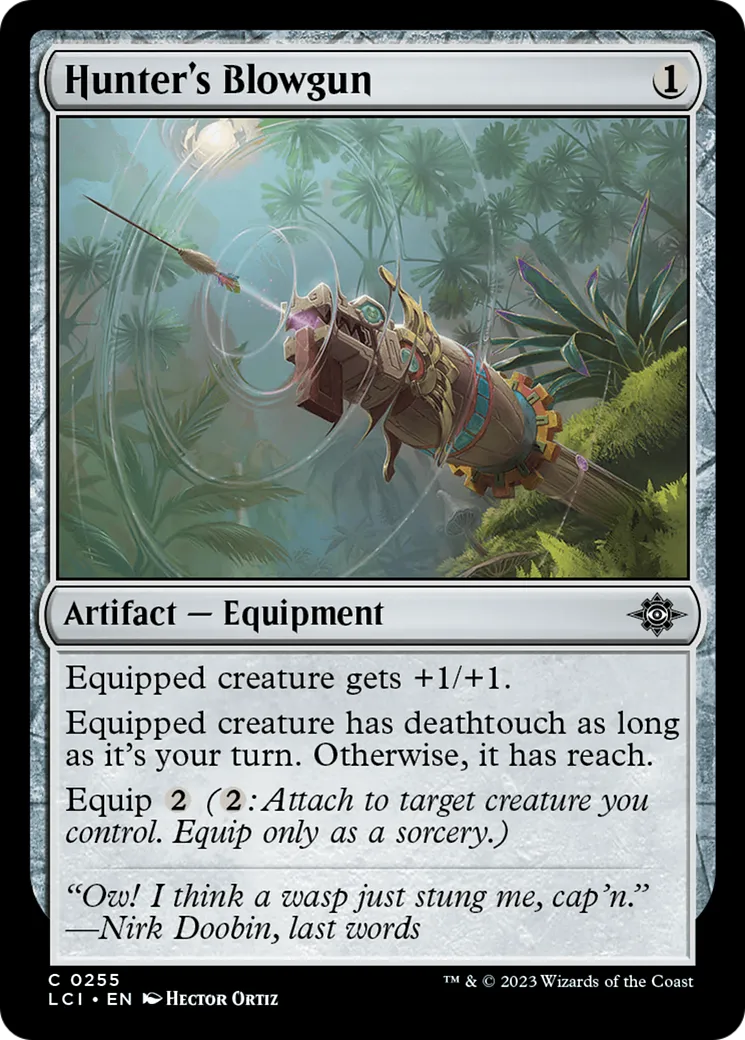 Hunter's Blowgun — The Lost Caverns of Ixalan — Magic: The Gathering