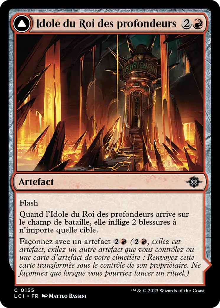 Idole du Roi des profondeurs // Macuahuitl du souverain — The Lost Caverns of Ixalan — Magic: The Gathering