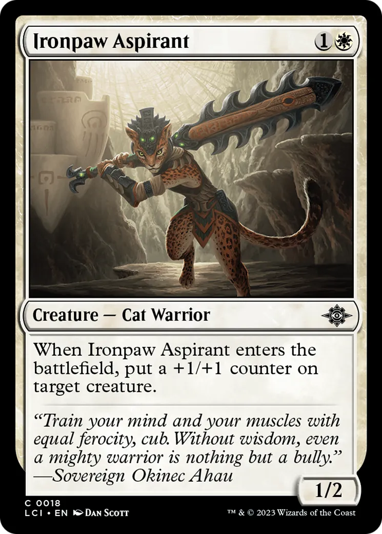 Aspirante patte de fer — The Lost Caverns of Ixalan — Magic: The Gathering
