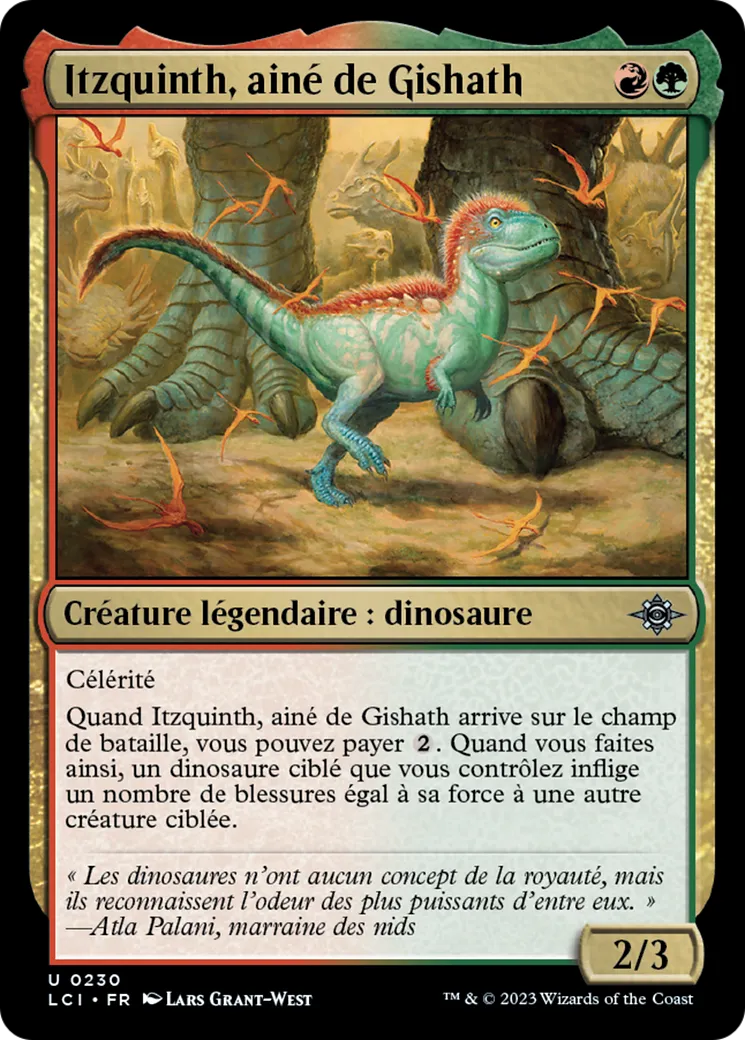 Itzquinth, ainé de Gishath — The Lost Caverns of Ixalan — Magic: The Gathering