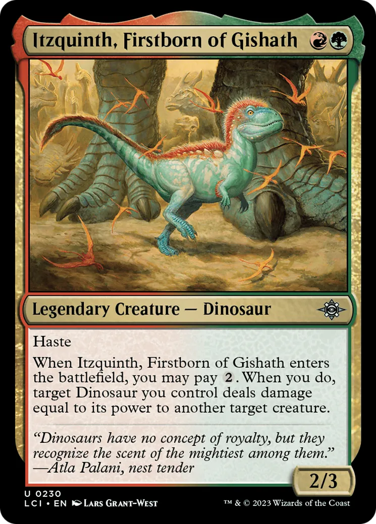 Itzquinth, ainé de Gishath — The Lost Caverns of Ixalan — Magic: The Gathering