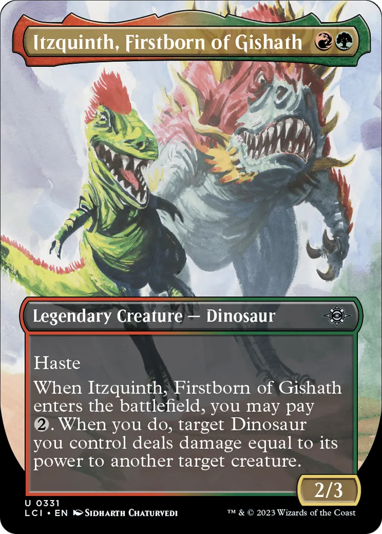 Itzquinth, ainé de Gishath — The Lost Caverns of Ixalan — Magic: The Gathering
