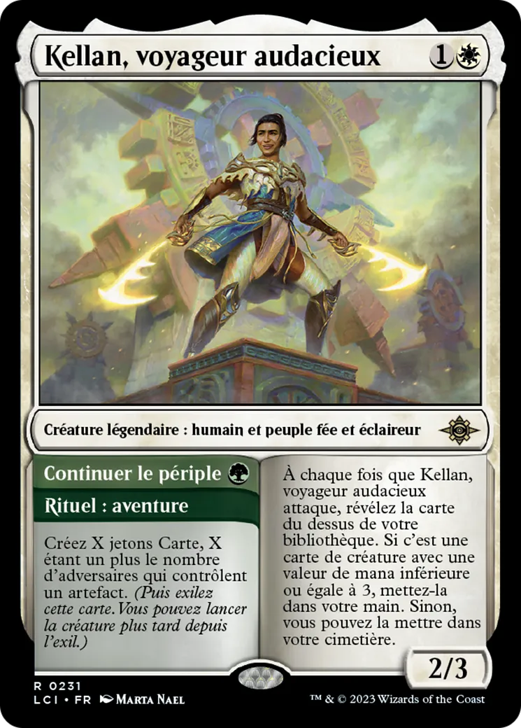 Kellan, voyageur audacieux // Continuer le périple — The Lost Caverns of Ixalan — Magic: The Gathering