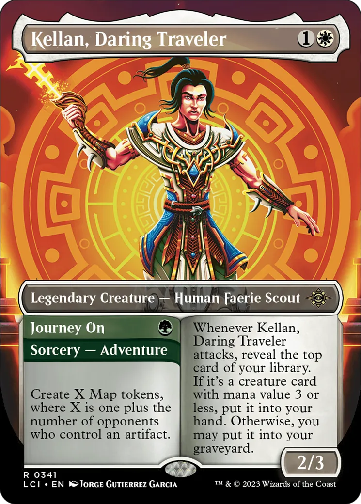 Kellan, Daring Traveler // Journey On from The Lost Caverns of Ixalan - Magic: The Gathering