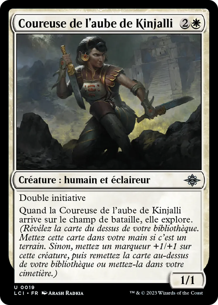 Coureuse de l'aube de Kinjalli — The Lost Caverns of Ixalan — Magic: The Gathering