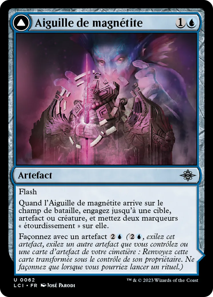 Aiguille de magnétite // Boussole en pierre-guide — The Lost Caverns of Ixalan — Magic: The Gathering