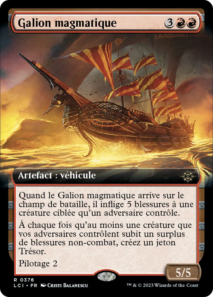 Galion magmatique — The Lost Caverns of Ixalan — Magic: The Gathering