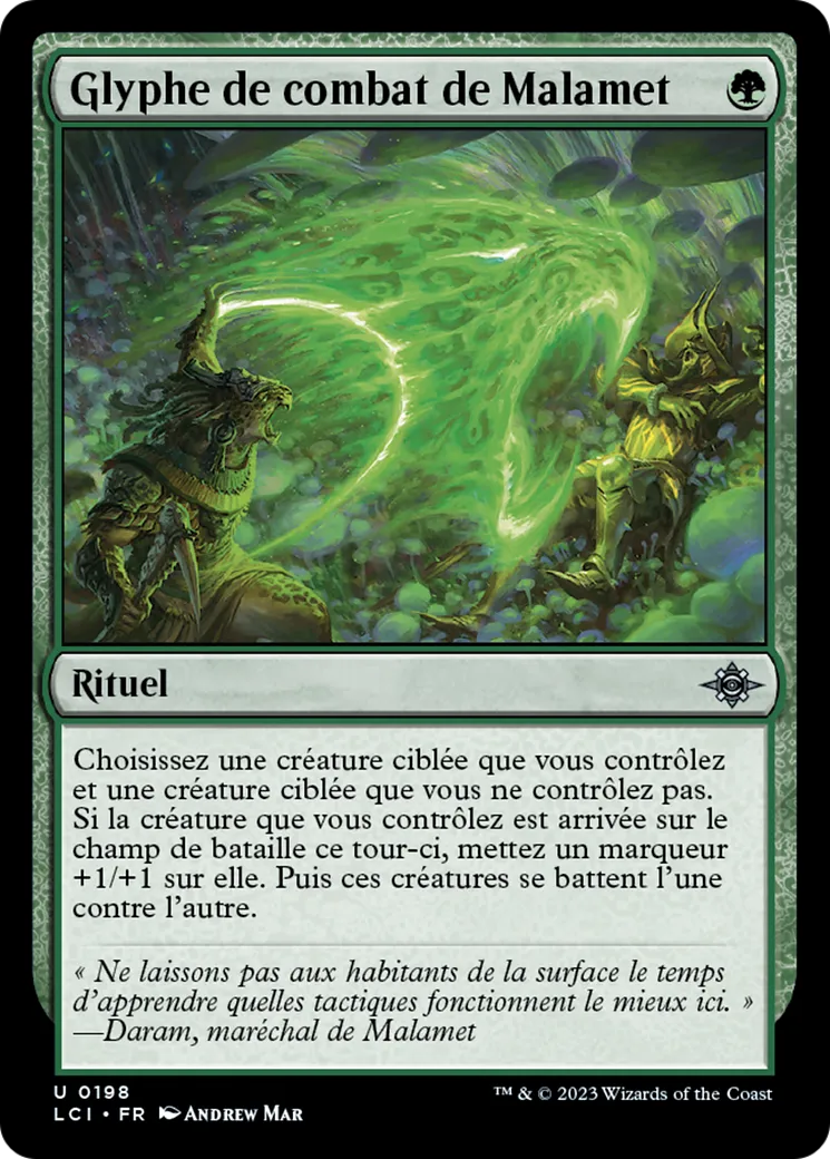 Glyphe de combat de Malamet — The Lost Caverns of Ixalan — Magic: The Gathering