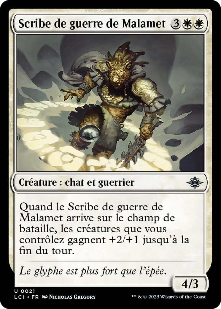 Scribe de guerre de Malamet — The Lost Caverns of Ixalan — Magic: The Gathering
