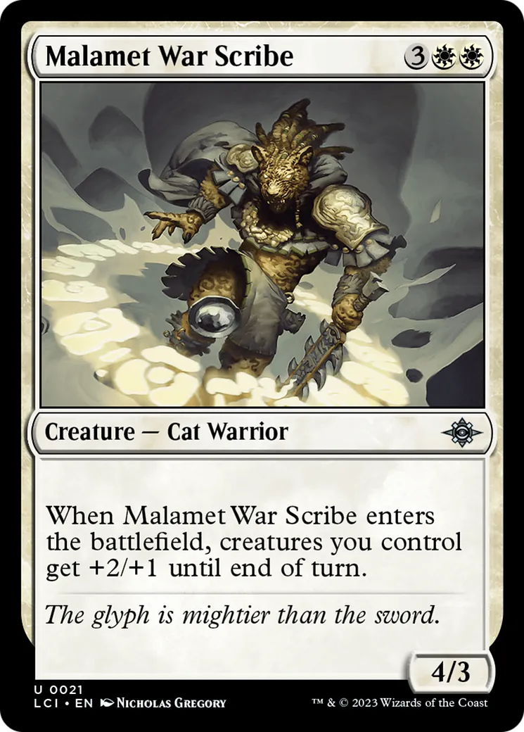 Scribe de guerre de Malamet — The Lost Caverns of Ixalan — Magic: The Gathering