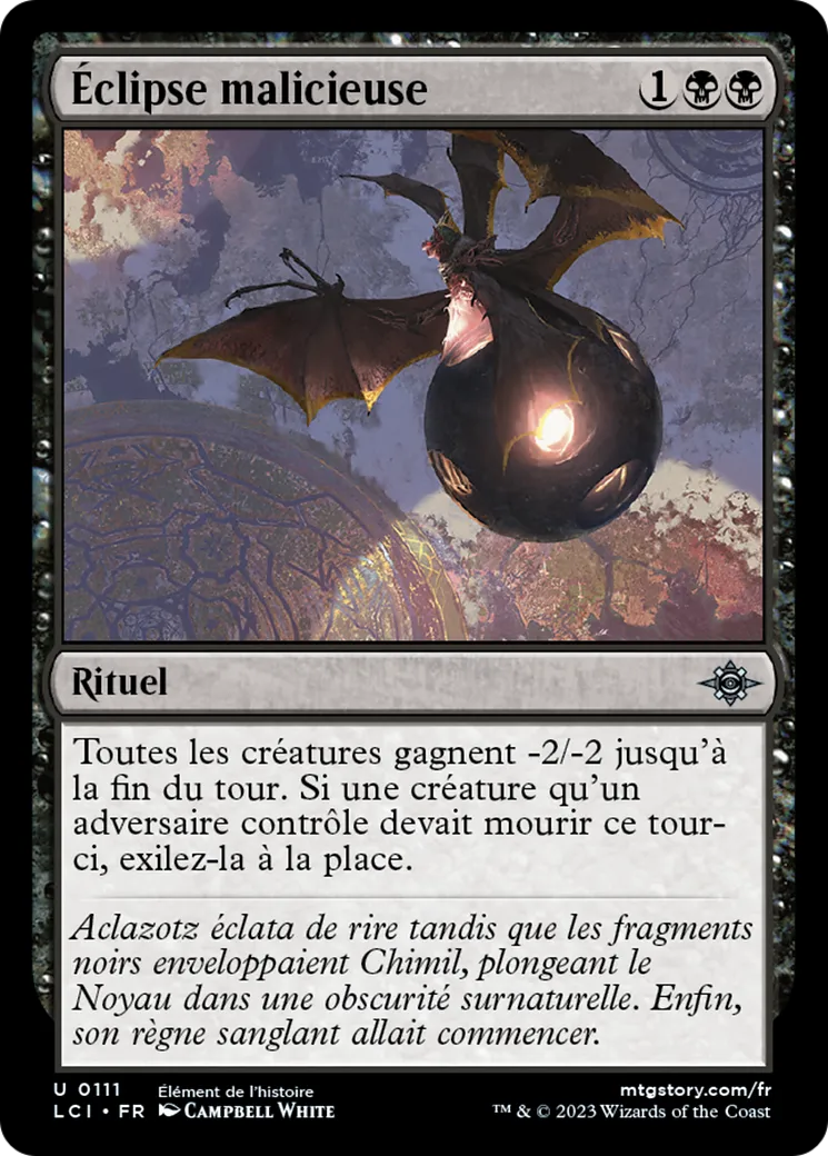 Éclipse malicieuse — The Lost Caverns of Ixalan — Magic: The Gathering