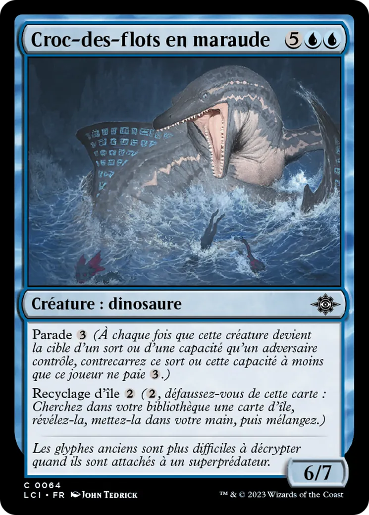 Croc-des-flots en maraude — The Lost Caverns of Ixalan — Magic: The Gathering