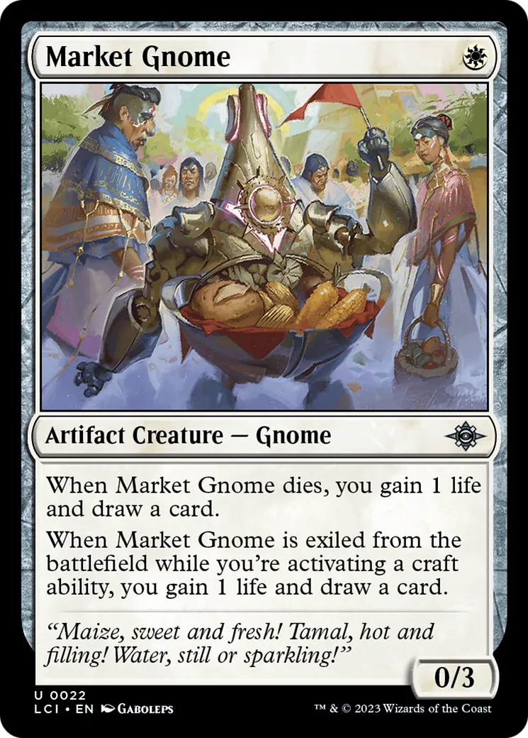 Gnome du marché — The Lost Caverns of Ixalan — Magic: The Gathering