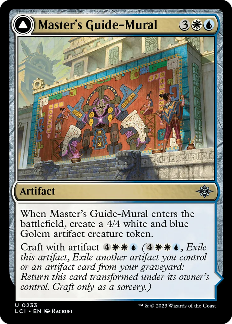 Peinture murale du maître // Manufacture du maître — The Lost Caverns of Ixalan — Magic: The Gathering