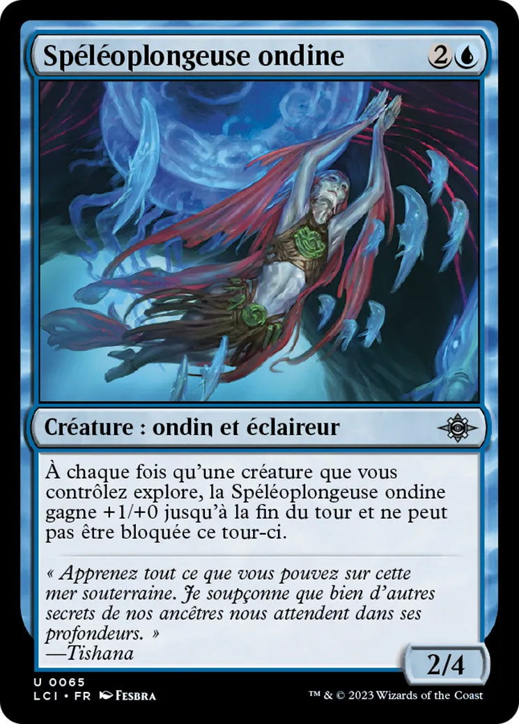 Spéléoplongeuse ondine — The Lost Caverns of Ixalan — Magic: The Gathering