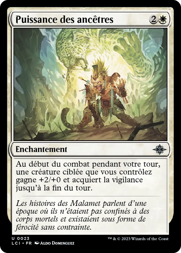 Puissance des ancêtres — The Lost Caverns of Ixalan — Magic: The Gathering