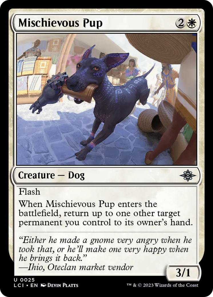 Mischievous Pup — The Lost Caverns of Ixalan — Magic: The Gathering