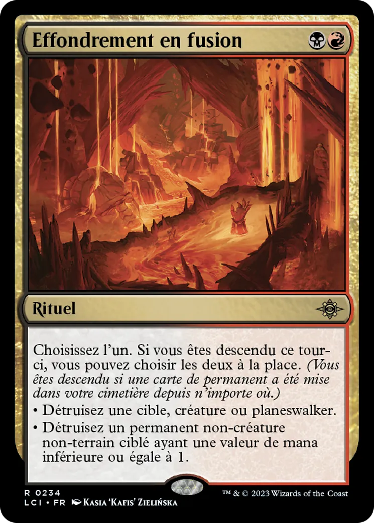 Effondrement en fusion — The Lost Caverns of Ixalan — Magic: The Gathering