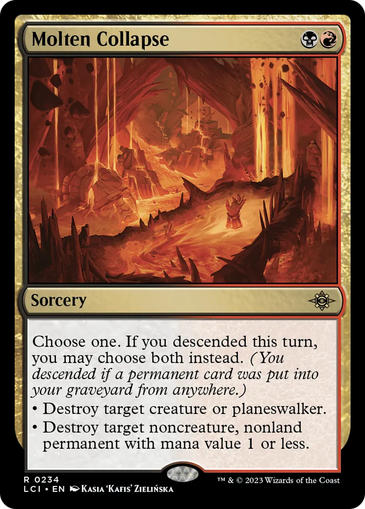 Molten Collapse — The Lost Caverns of Ixalan — Magic: The Gathering