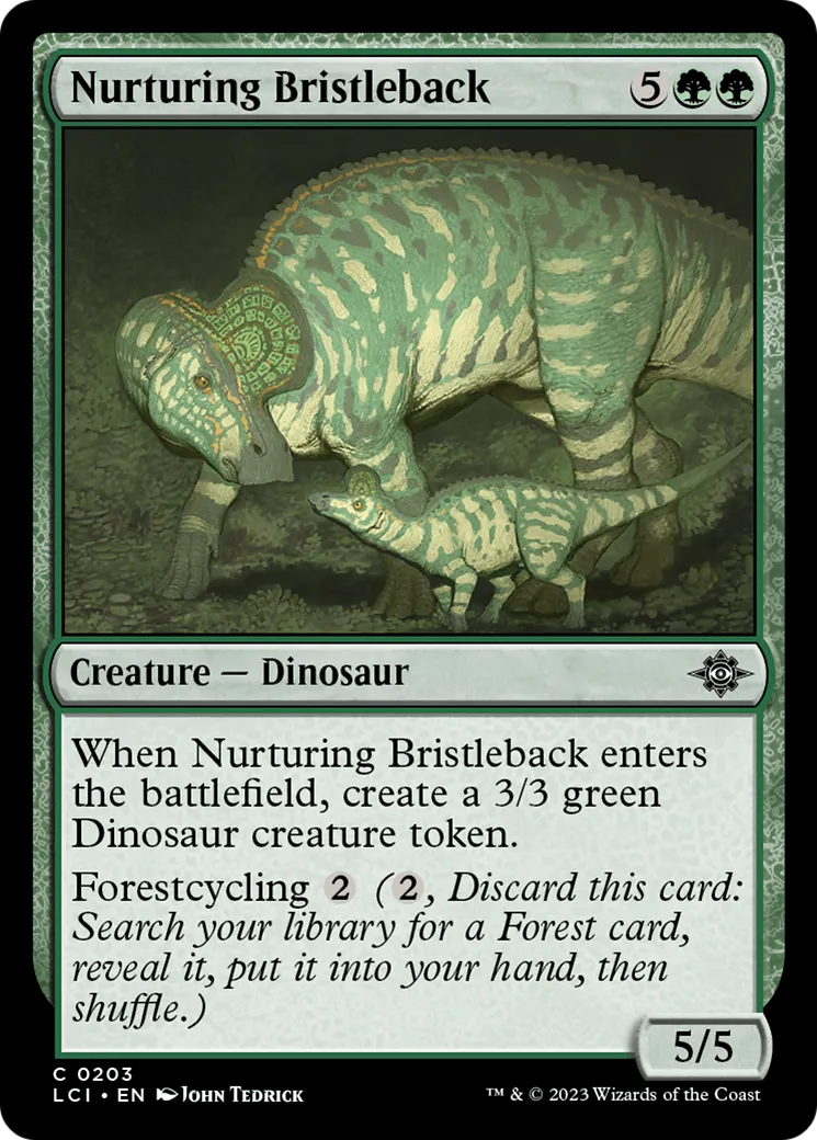 Nurturing Bristleback — The Lost Caverns of Ixalan — Magic: The Gathering