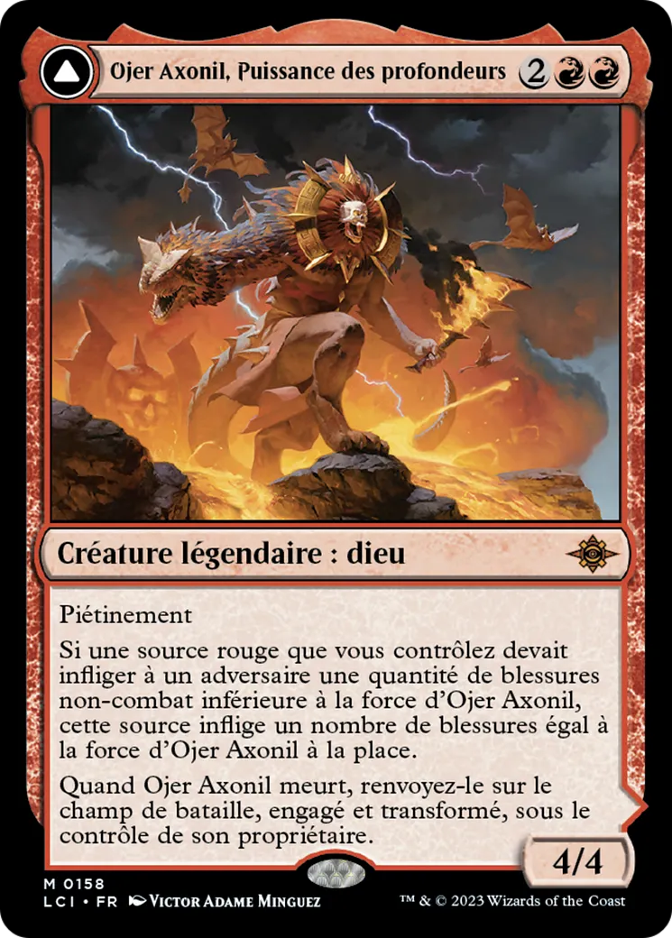 Ojer Axonil, Puissance des profondeurs // Temple de la force — The Lost Caverns of Ixalan — Magic: The Gathering